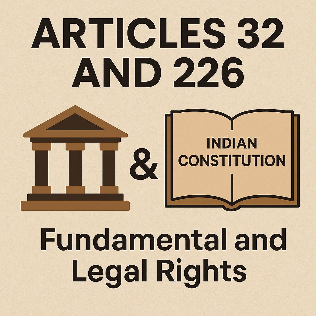 Articles of the Constitution: Articles 32 and 226