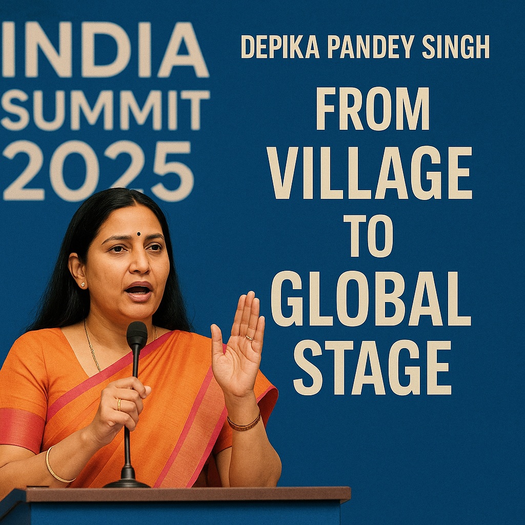 Deepika Pandey Singh Represents Jharkhand at India Summit 2025 🌎