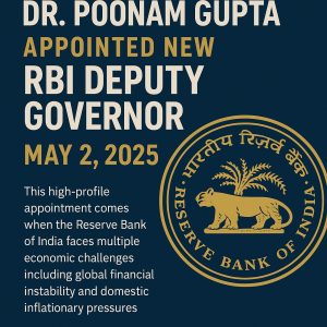 Poonam Gupta takes over as RBI Deputy Governor