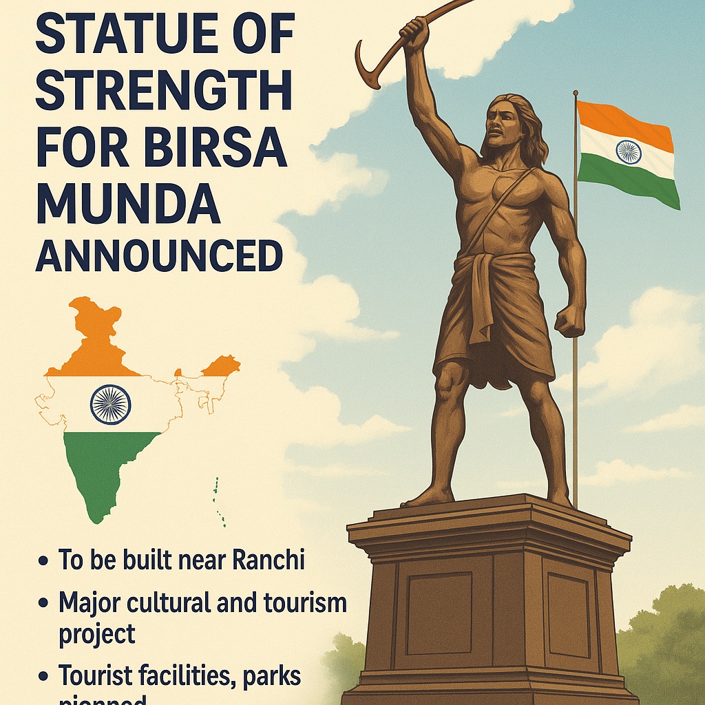 Statue of Strength for Birsa Munda Announced