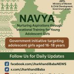 NAVYA skilling initiative for adolescent girls, launched under Viksit Bharat@2047 by MWCD and MSDE.