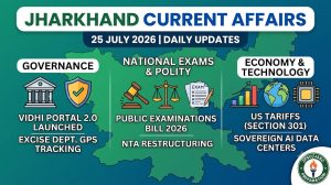 Jharkhand Current Affairs 25 July 2026 Daily Master Briefing Infographic
