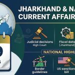 Infographic banner for Daily Jharkhand Current Affairs 9 August 2026 covering JPSC and JSSC study notes.