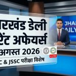 Jharkhand Current Affairs 11 August 2026 JPSC JSSC Daily News