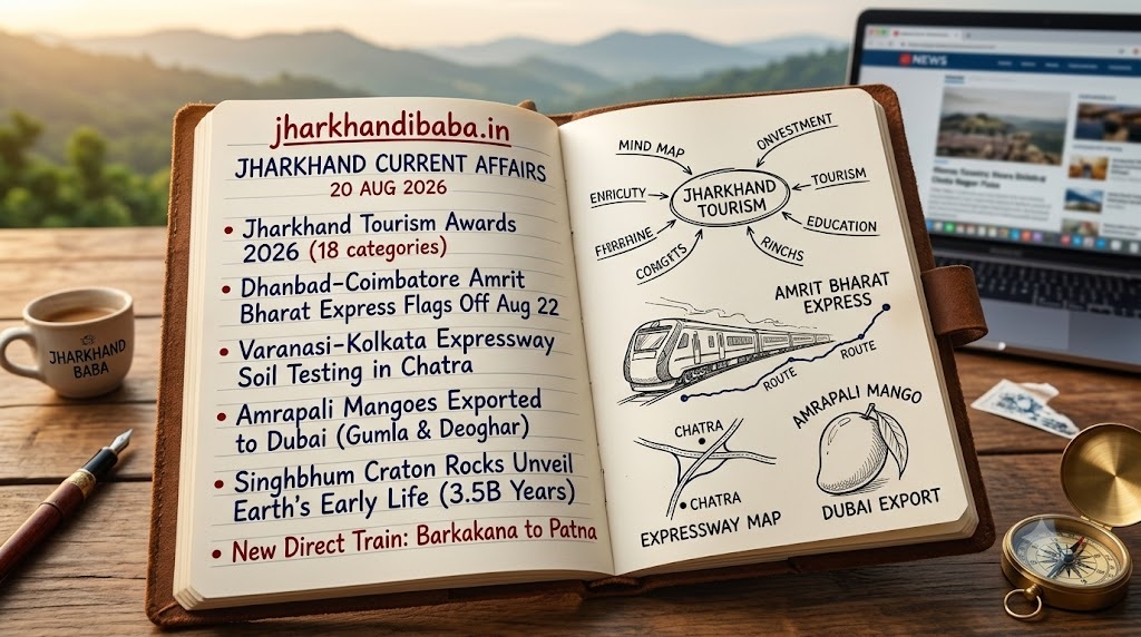 Jharkhand Current Affairs 20 August 2026