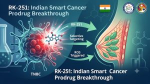 RK-251 Smart Cancer Drug targeting Triple Negative Breast Cancer via ROS trigger by IASST and IIT Guwahati