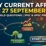 Daily Current Affairs MCQ 27 September 2026