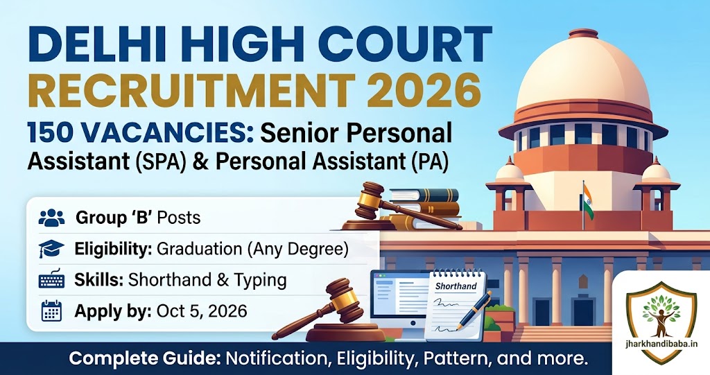 Delhi High Court Recruitment 2026 - 150 SPA and PA Vacancies