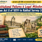 From Act X to Rakhal Bhuinhari Survey | Jharkhand Land Laws