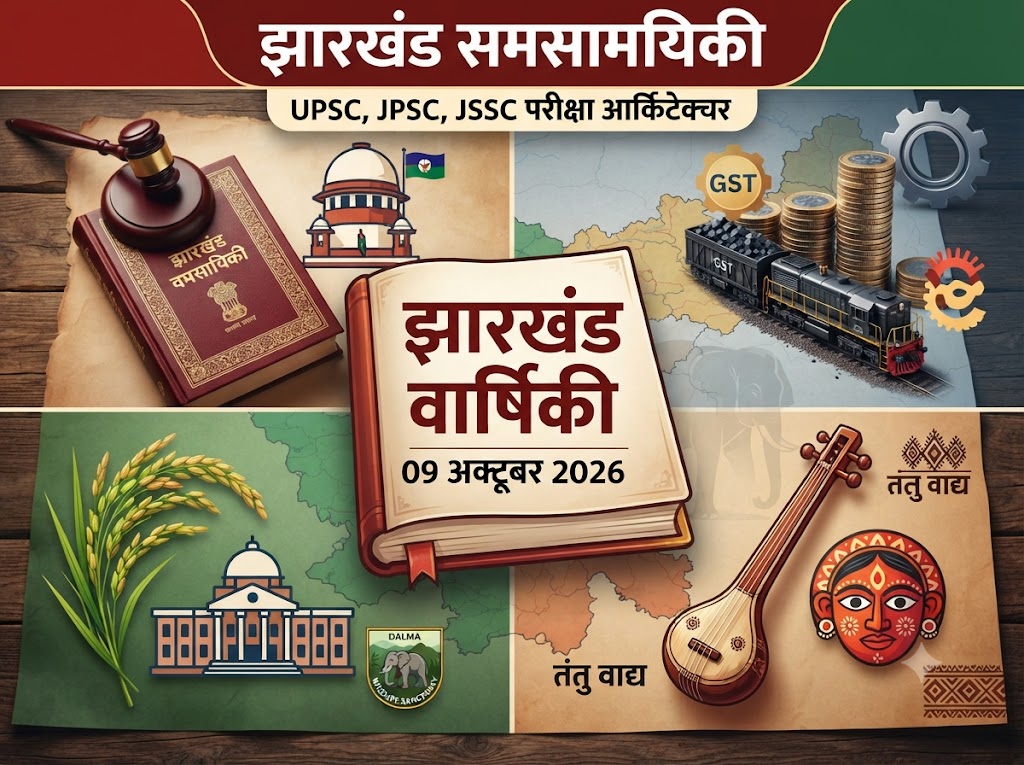 Jharkhand Current Affairs 09 October 2026