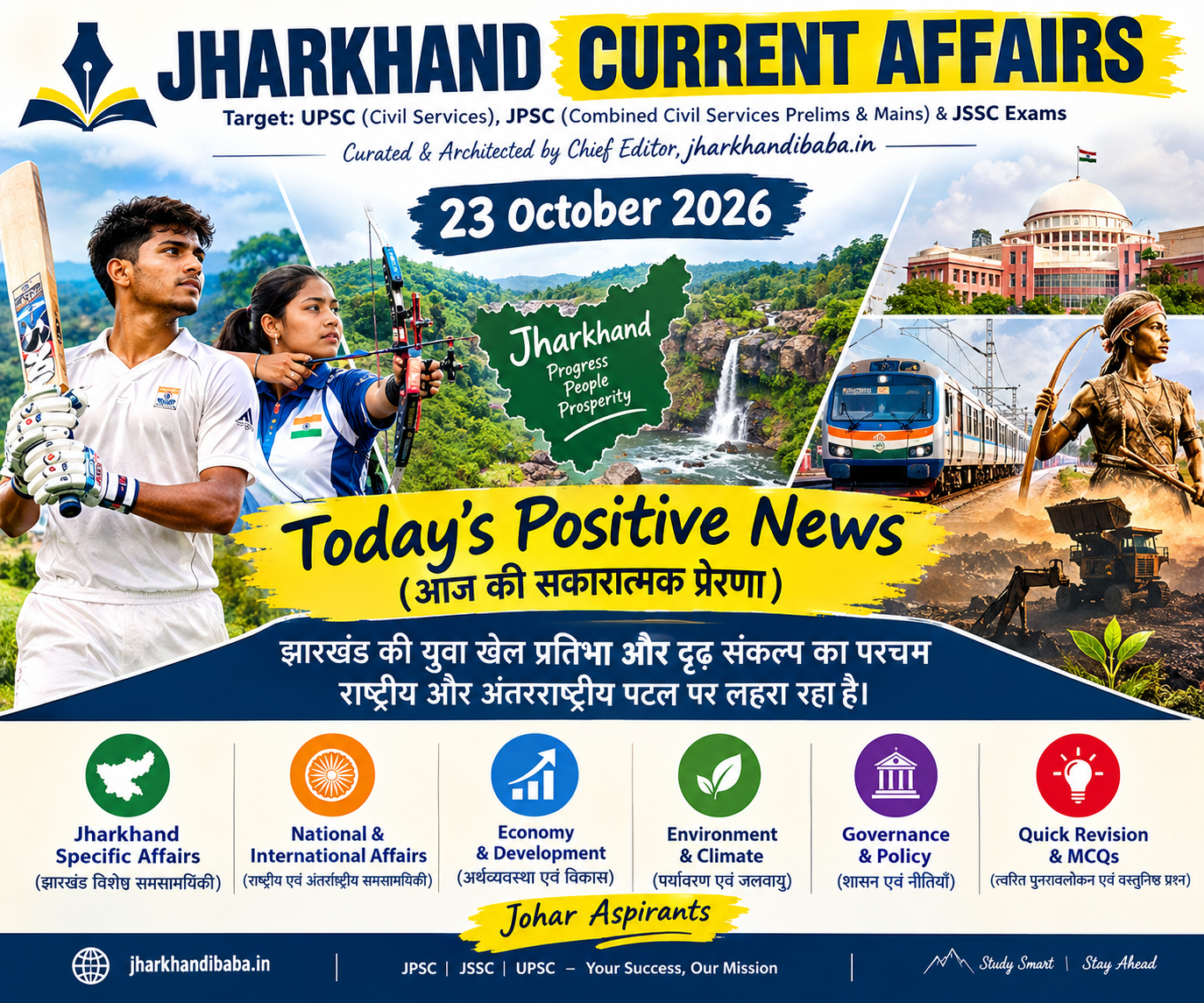 Jharkhand Current Affairs 23 October 2026